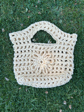 Load image into Gallery viewer, Crochet Petal Bag in Butter