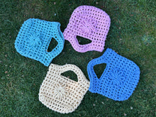 Load image into Gallery viewer, Crochet Petal Bag in Pool