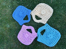 Load image into Gallery viewer, Crochet Petal Bag in Pink Lemonade